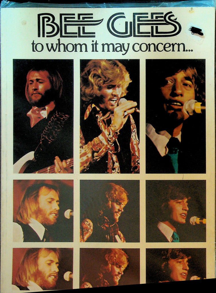 Bee Gees To Whom It May Concern Songbook