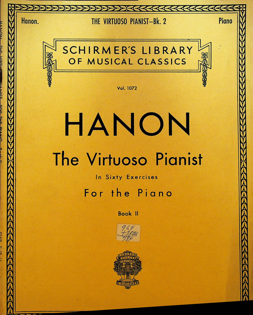Hanon Virtuoso Pianist Book 2 (Volume 1072)