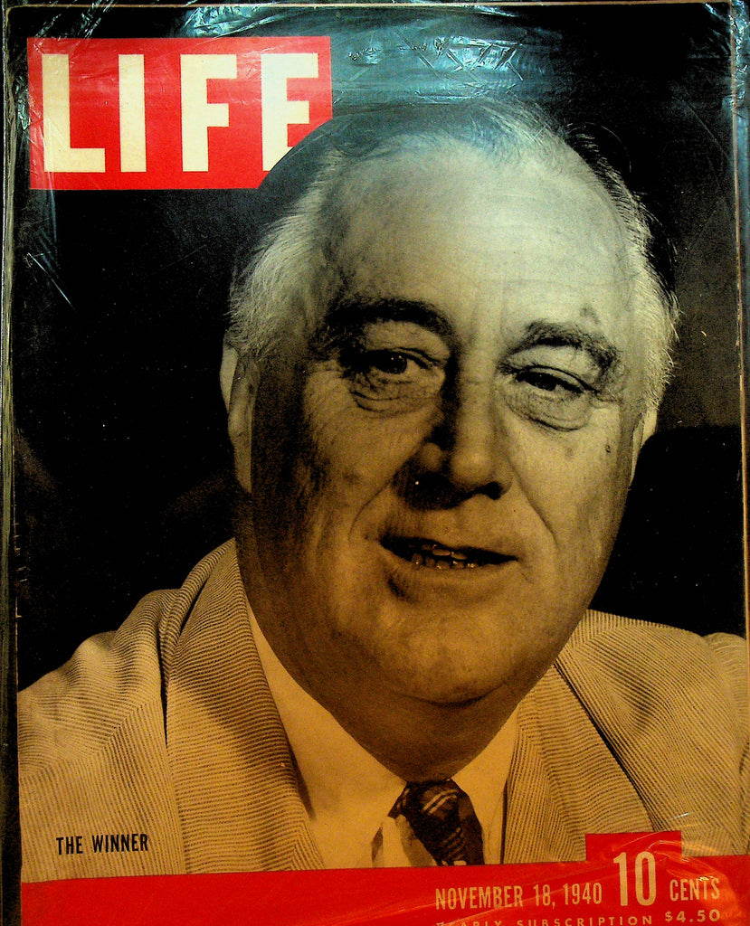 Life Magazine November 18 1940 FDR
