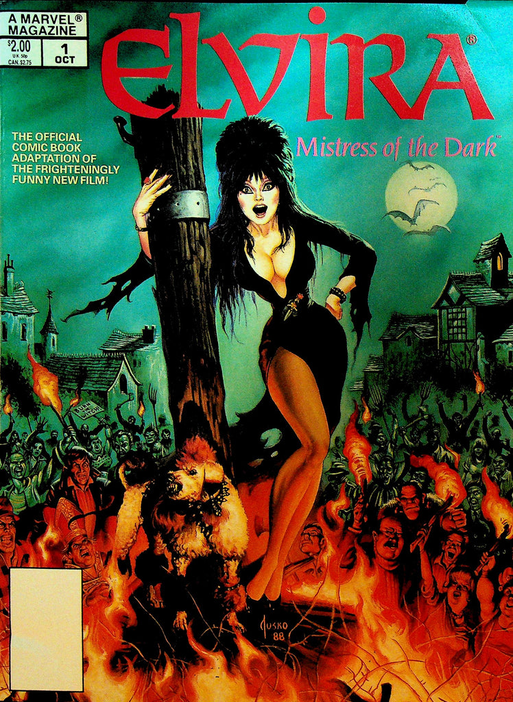 Elvira Mistress of the Dark #1 Marvel Magazine