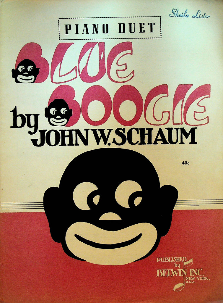 Blue Boogie by John Schaum Piano Duet Sheet Music
