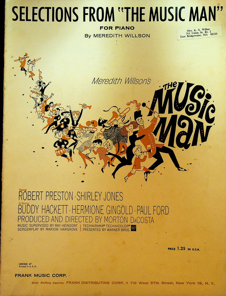 Selections from the Music Man for Piano