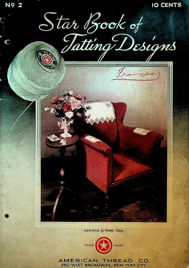 Star Book of Tatting Designs Book 2