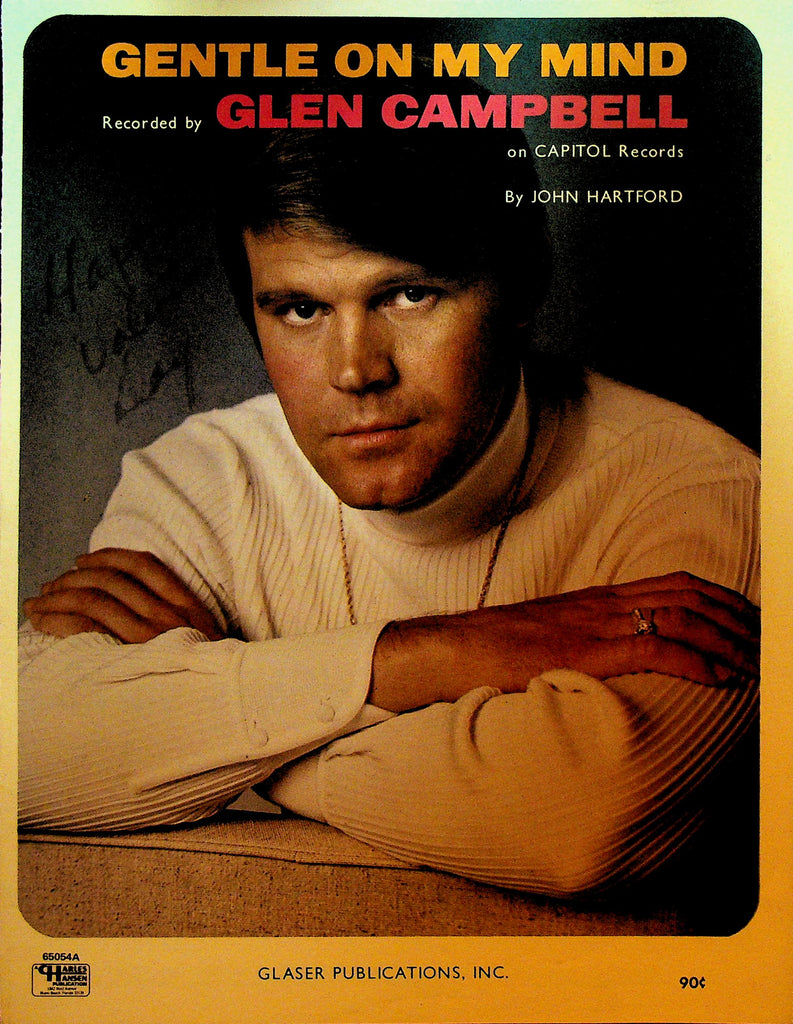 Gentle on My Mind Sheet Music Glen Campbell
