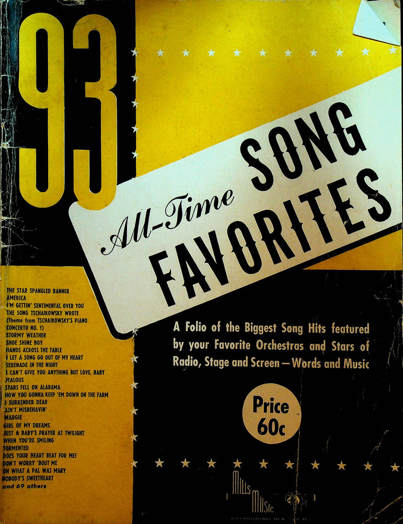 93 All-Time Song Favorites