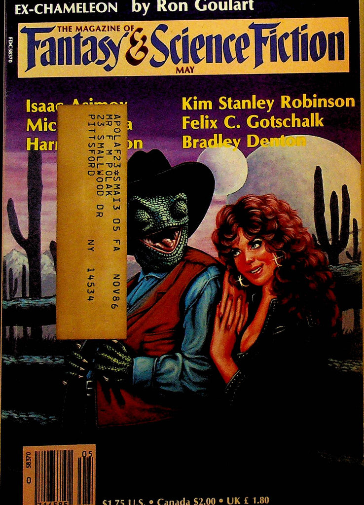 Magazine of Fantasy & Science Fiction May 1986