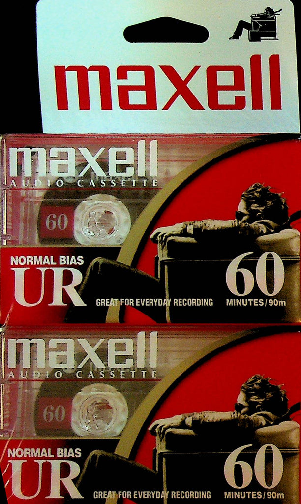 Maxell 60 Minute Cassette Tape Two-Pack