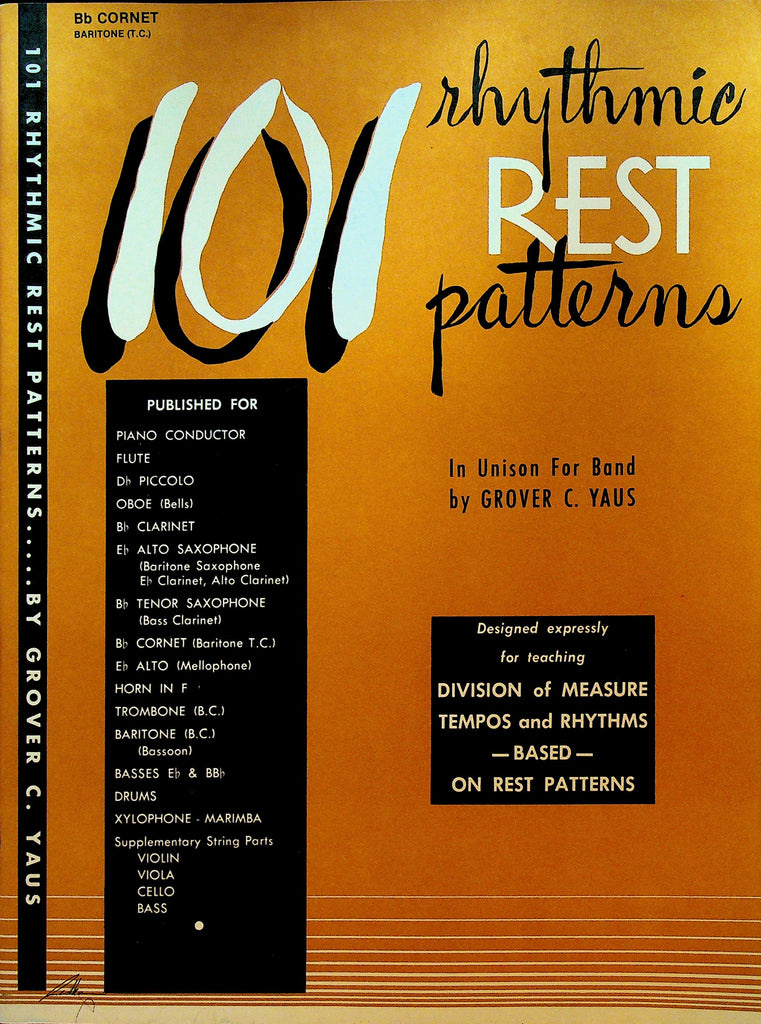 101 Rhythmic Rest Patterns for Cornet