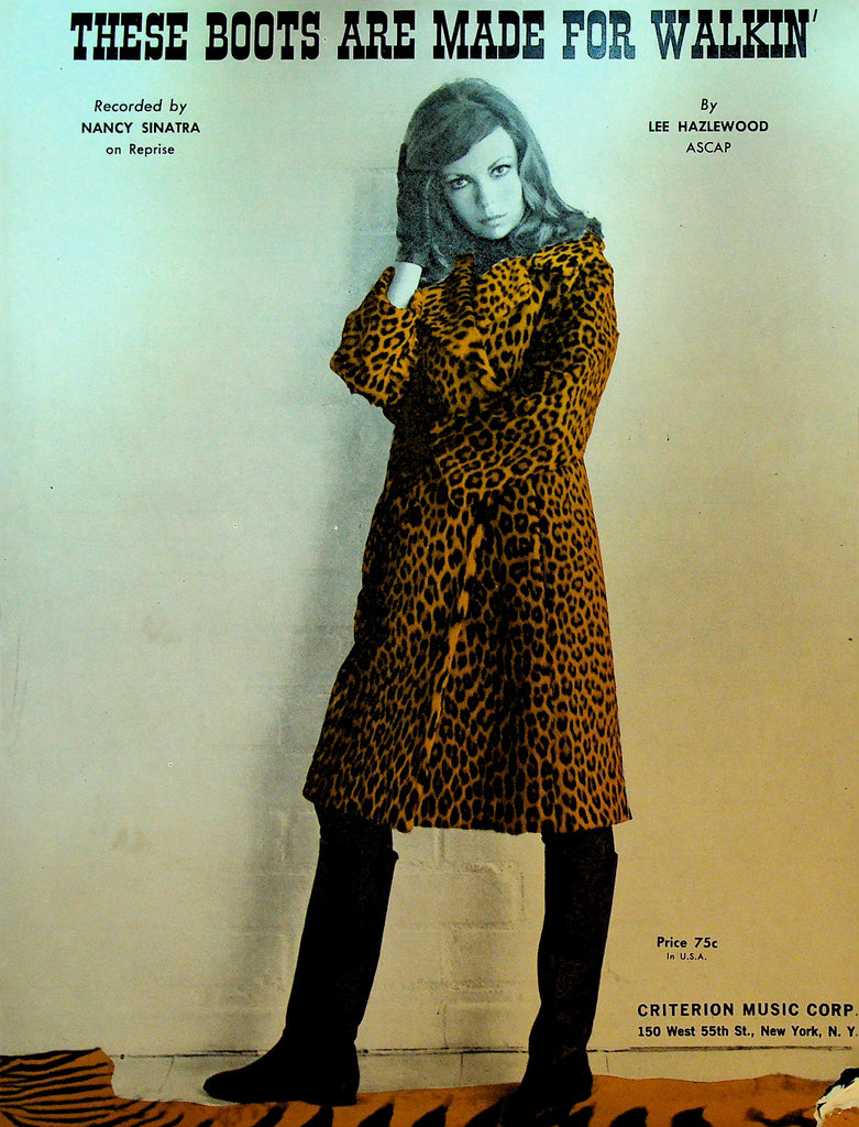 These Boots are Made for Walkin Sheet Music Nancy Sinatra