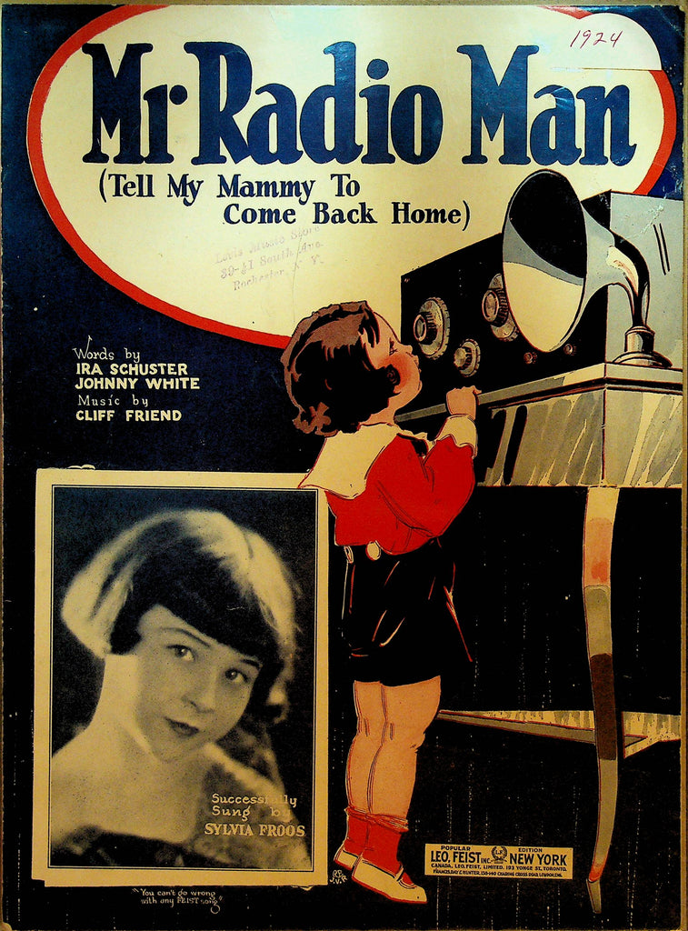 Mr Radio Man Sheet Music