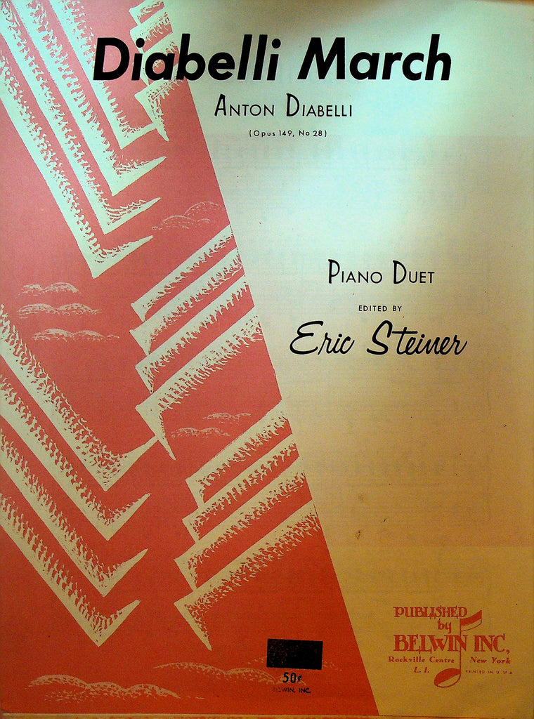 Diabelli March Sheet Music Piano Duet