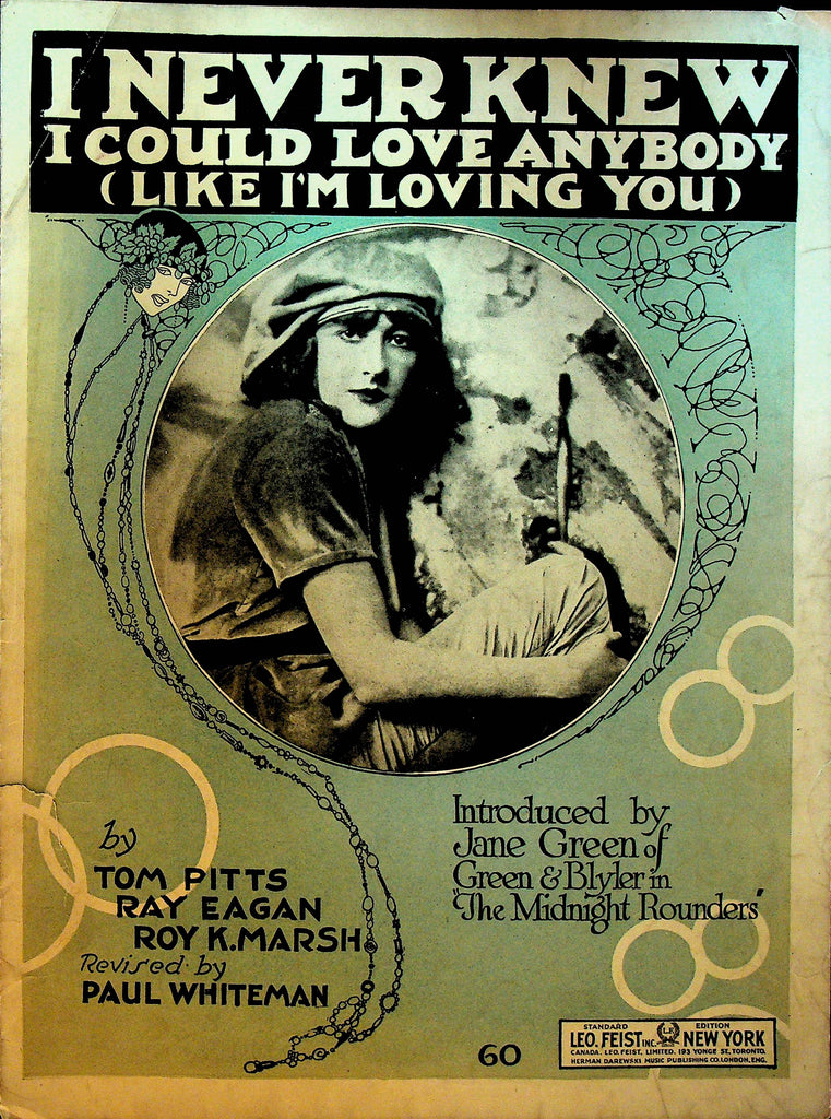 I Never Knew I Could Love Anybody Sheet Music