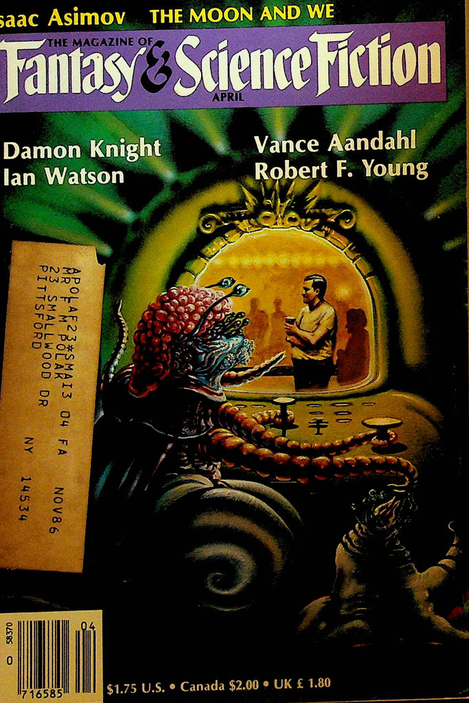 Magazine of Fantasy & Science Fiction April 1986
