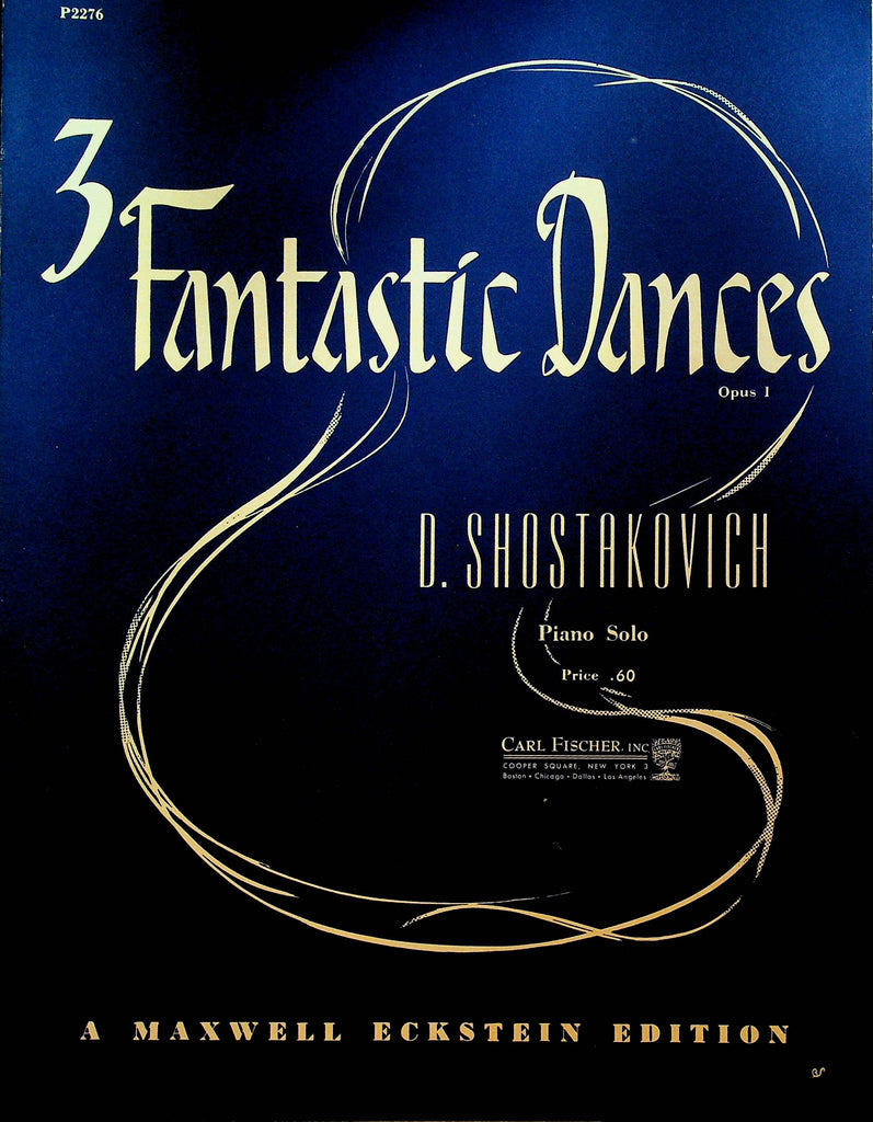 3 Fantastic Dances Opus 1 Sheet Music