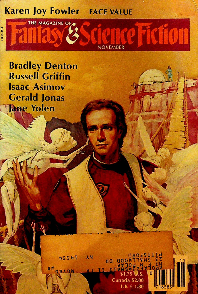 Magazine of Fantasy & Science Fiction November 1986