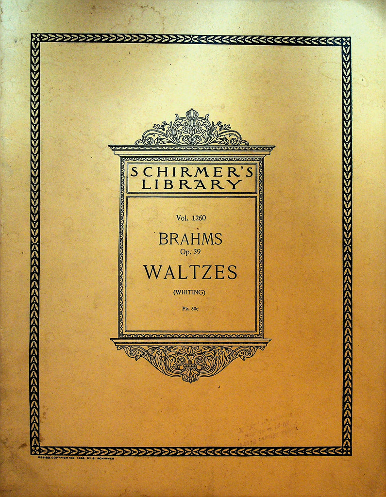 Brahms Waltzes Op 39