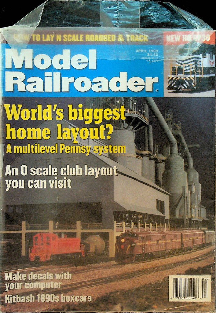 Model Railroader Magazine April 1999