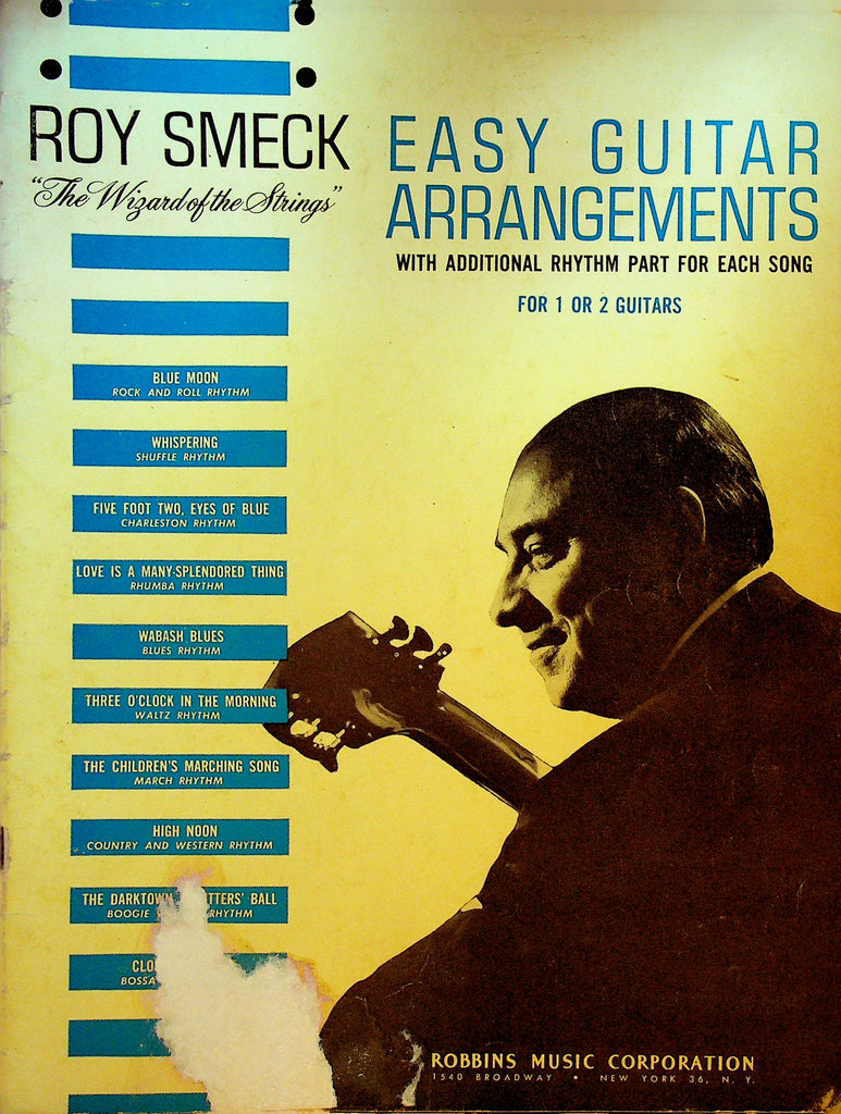 Roy Smeck The Wizard of the Strings Easy Guitar Arrangements Songbook