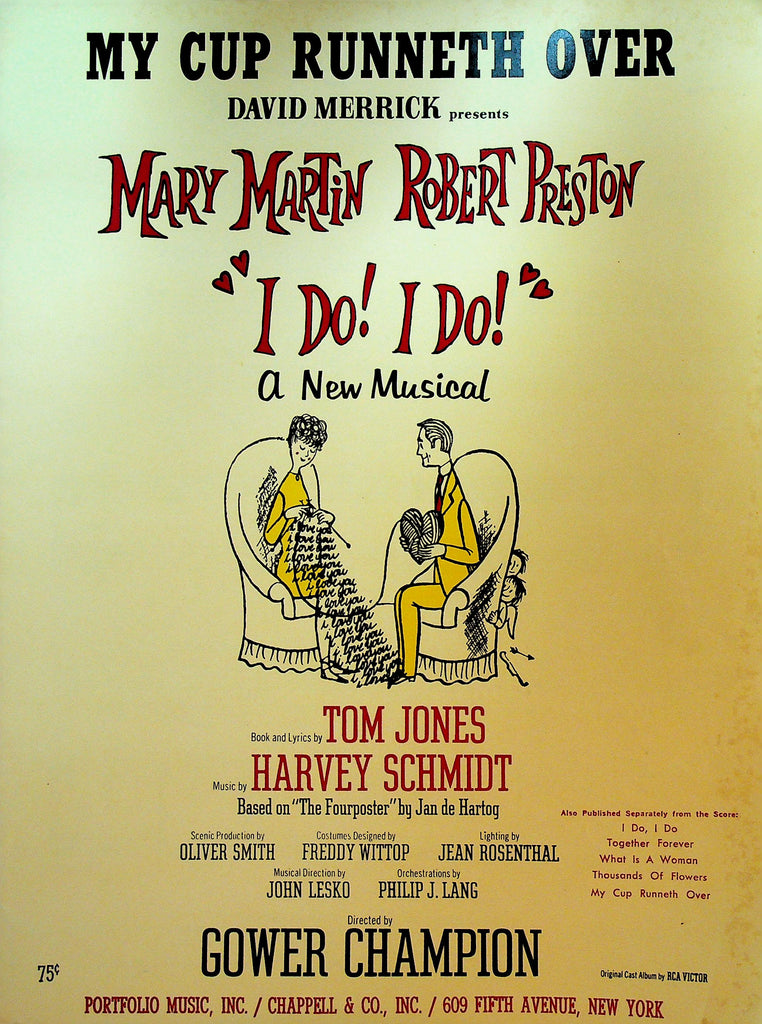 My Cup Runneth Over Sheet Music