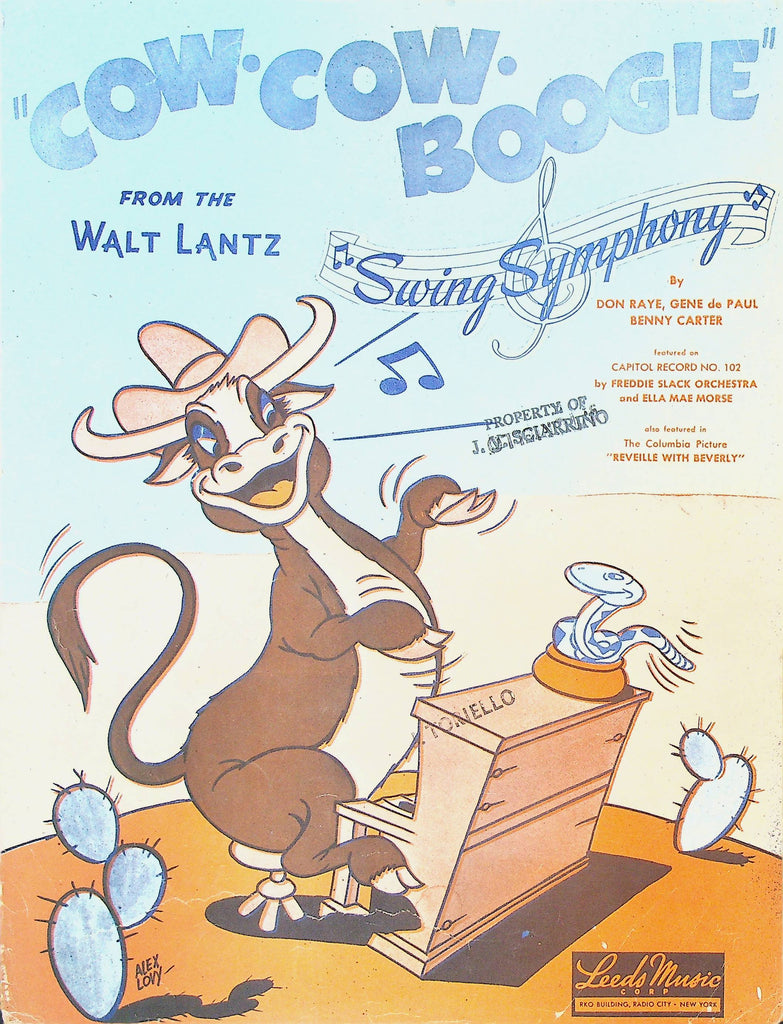 Cow Cow Boogie Sheet Music