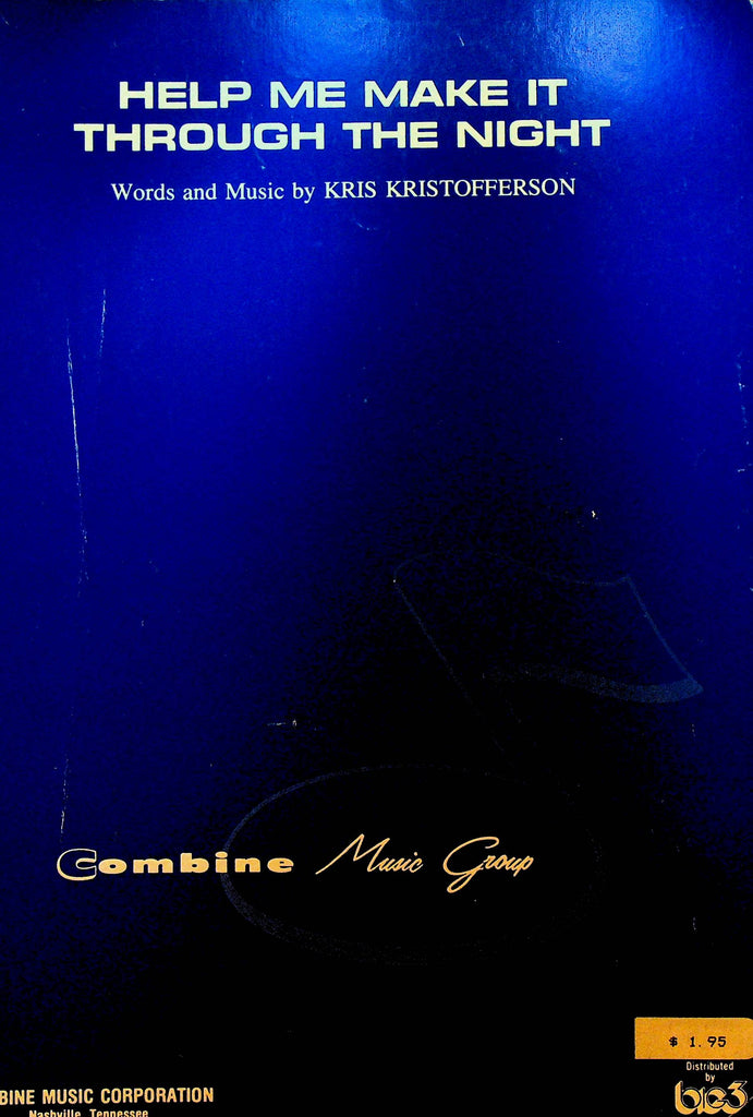Help Me Make It Through the Night Sheet Music Kris Kristofferson
