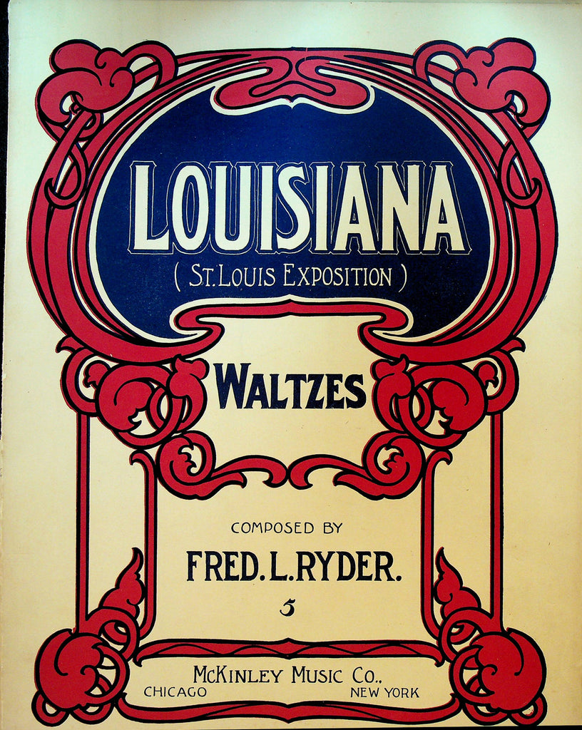 Louisiana St Louis Exposition Waltzes Sheet Music