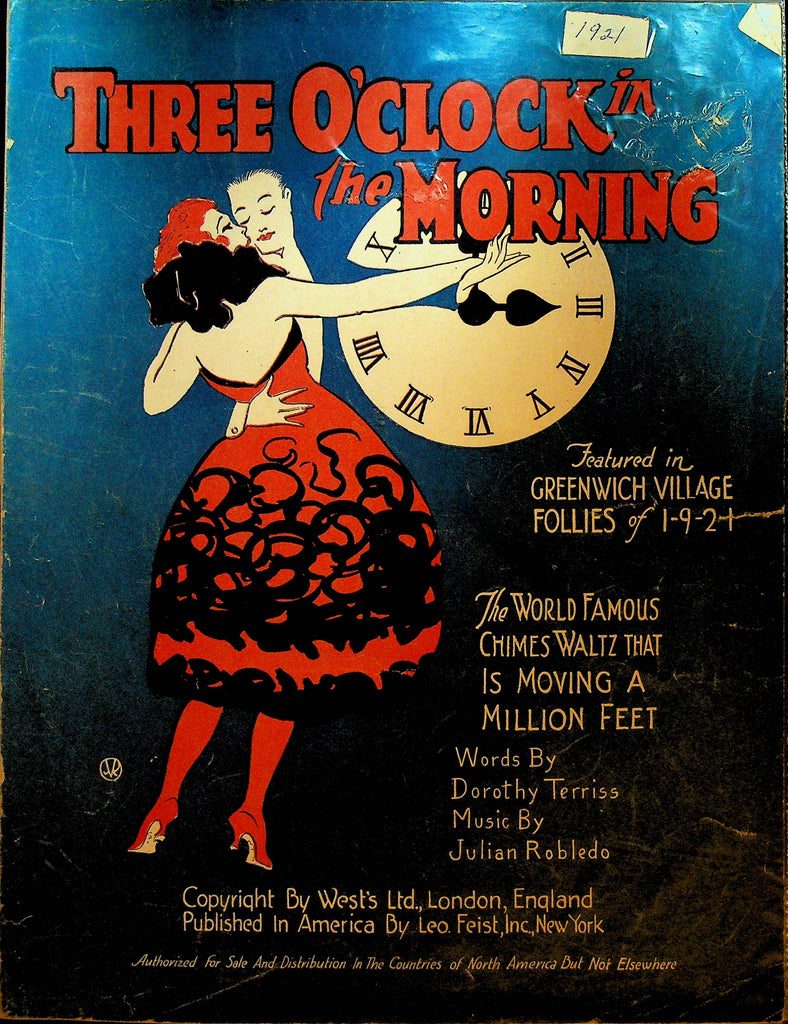 Three O'Clock in the Morning Sheet Music