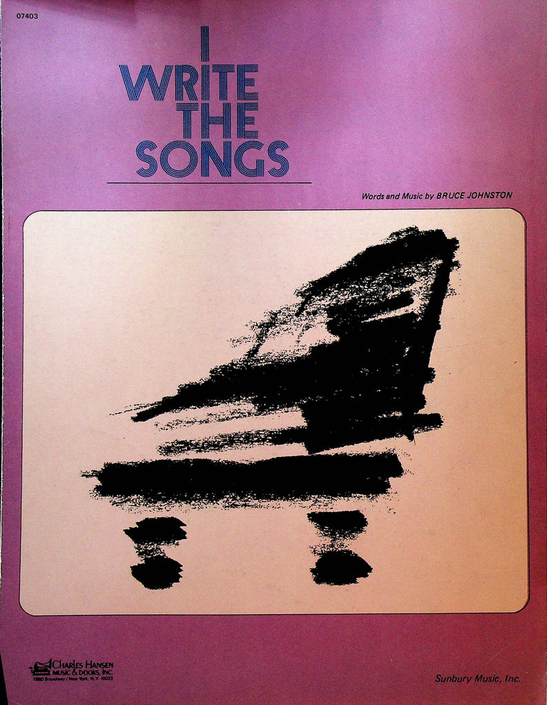 I Write the Songs Sheet Music