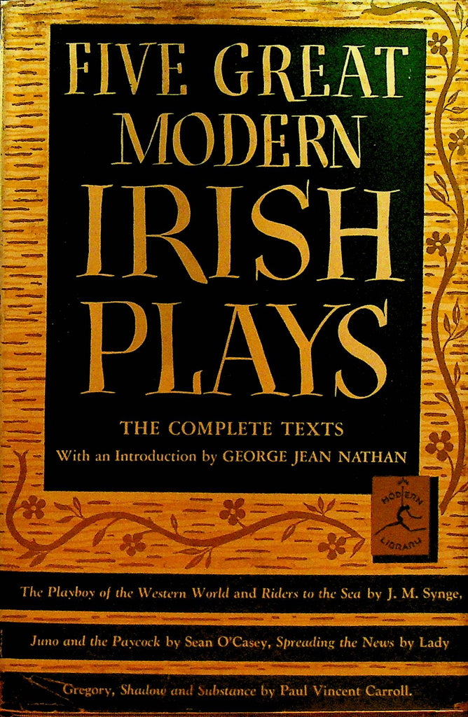 Five Great Modern Irish Plays Modern Library