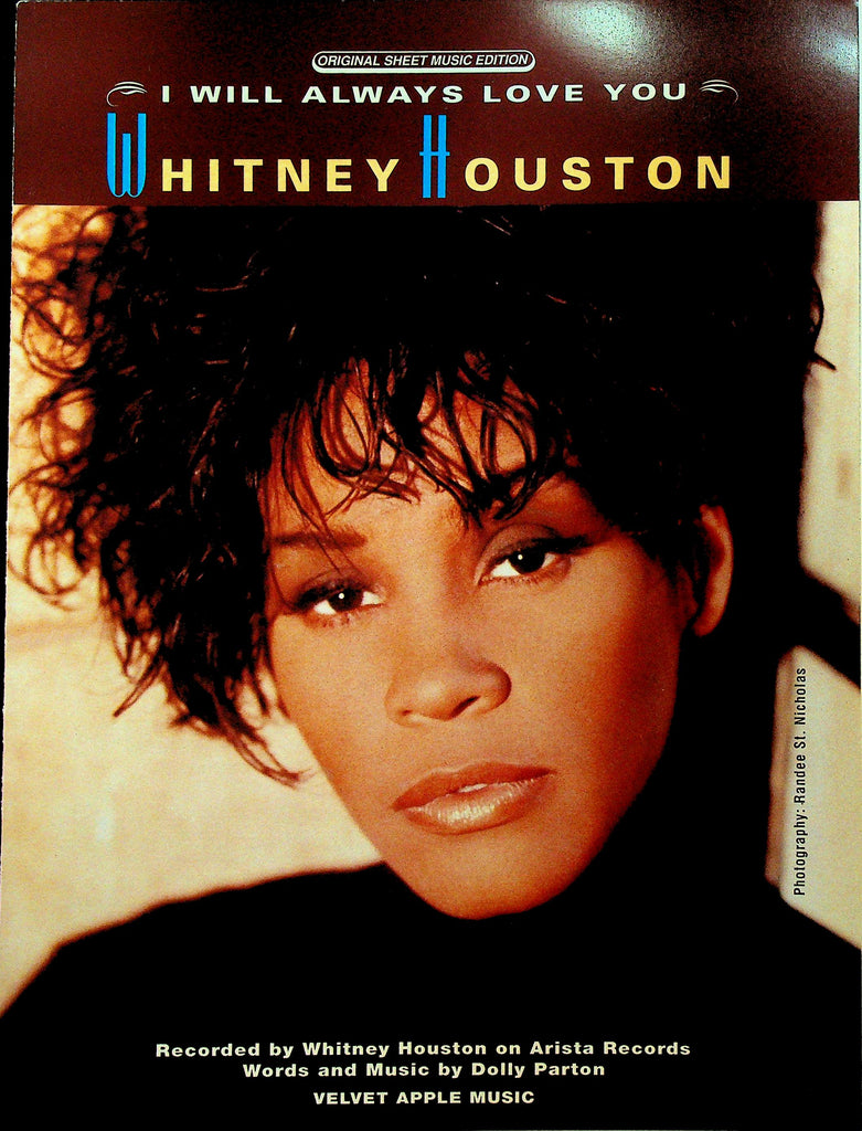 I Will Always Love You Sheet Music Whitney Houston