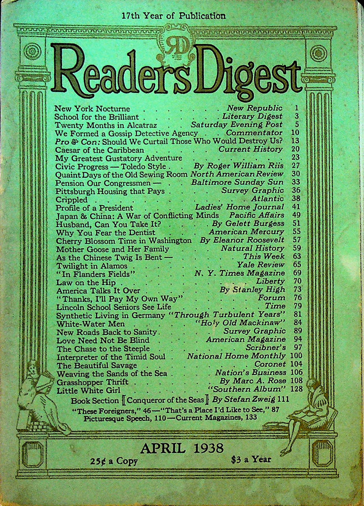 Reader's Digest April 1938