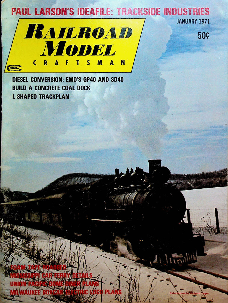 Railroad Model Craftsman Magazine January 1971