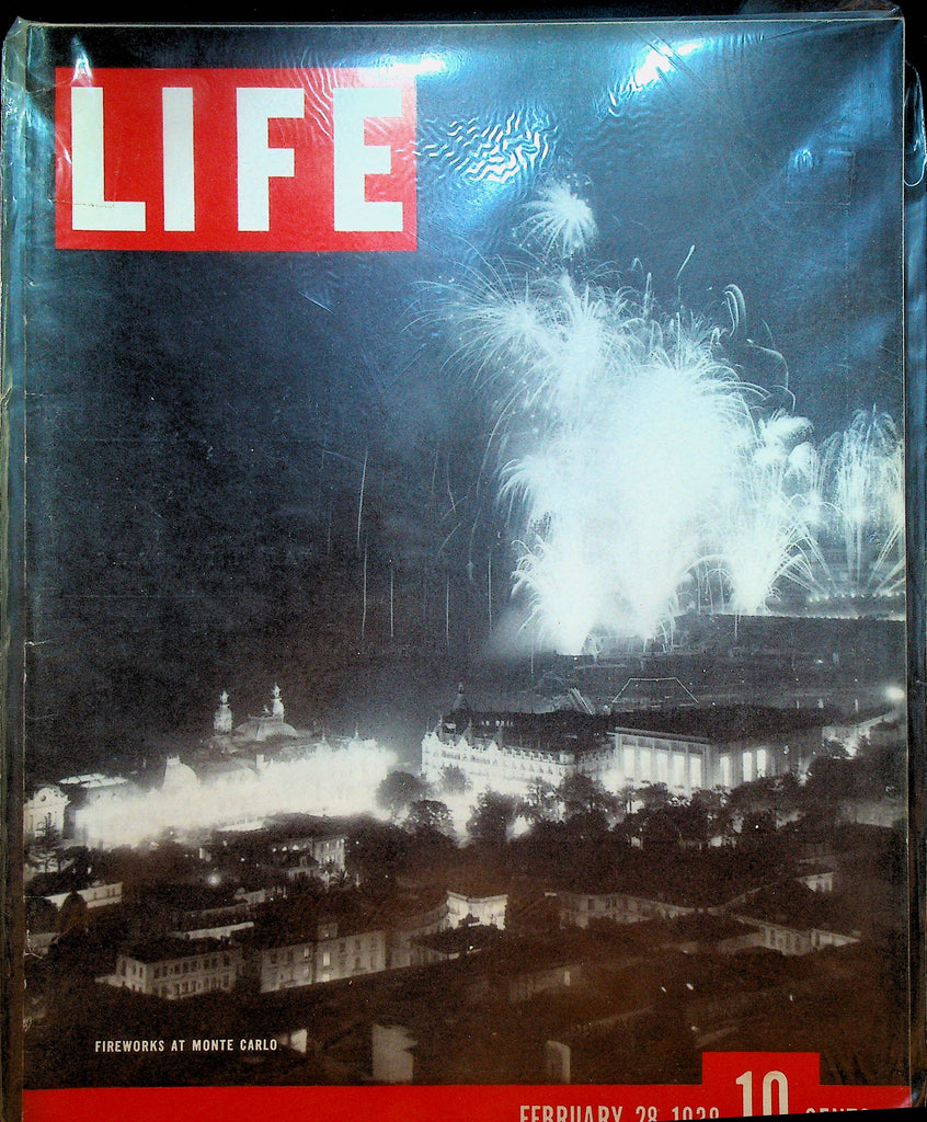Life Magazine February 28 1938 Monte Carlo Fireworks