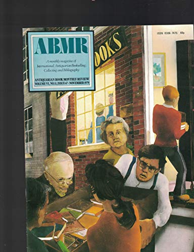 Antiquarian Book Monthly Review November 1979