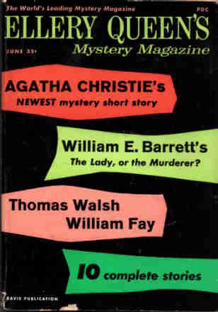 Ellery Queen's Mystery Magazine, June 1959 (Vol. 33, No. 6)