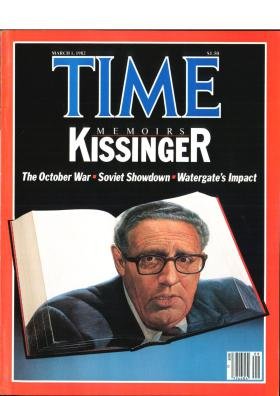 Time Magazine March 1 1982 Memoirs Kissinger