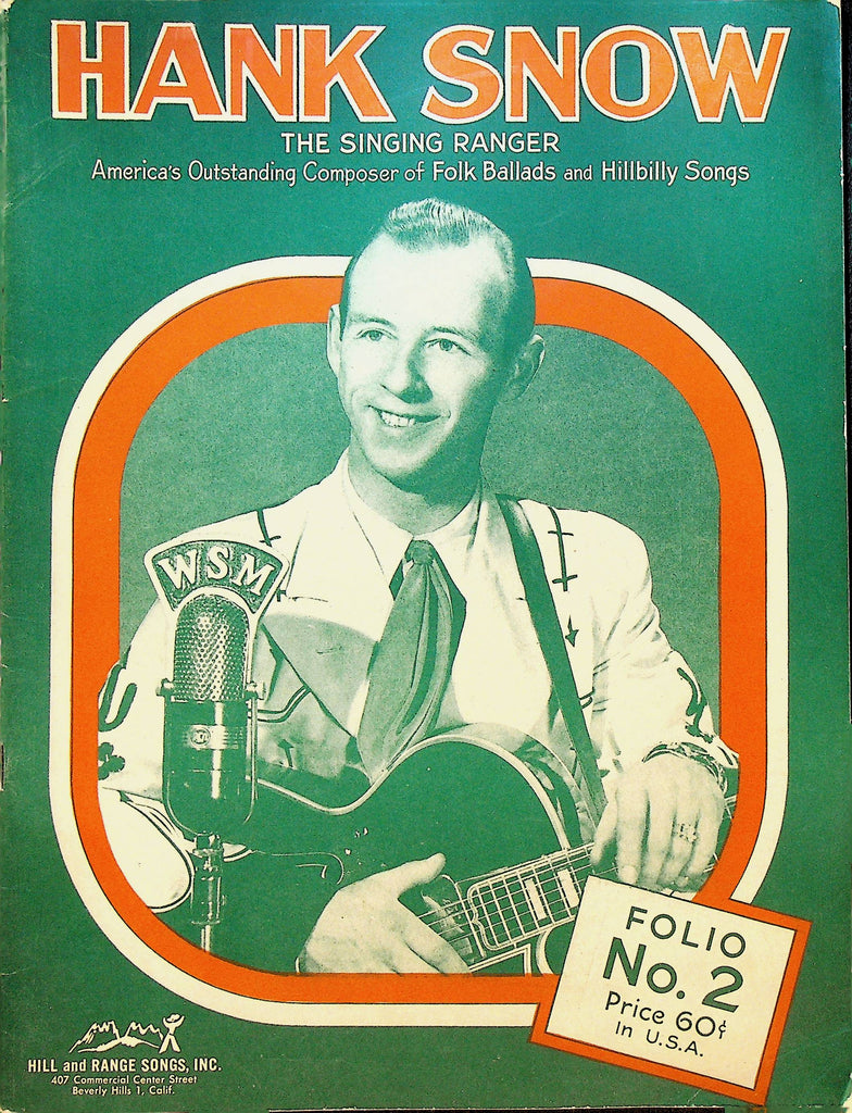 Hank Snow the Singing Ranger Folio 2