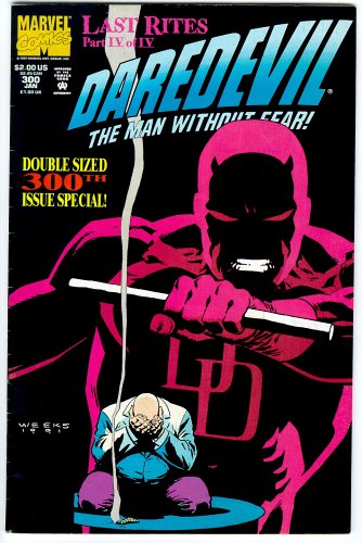 Daredevil Comic #300 The Man Without Fear (The Man Without Fear)