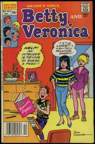 Archie's Girls Betty and Veronica (Comic #345) December 1986