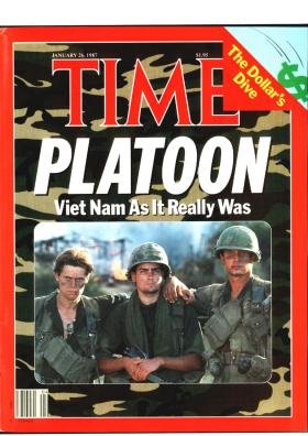 Time Magazine January 26 1987 Platoon: Vietnam as it Really Was * The Dollars Dive
