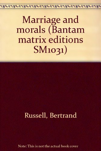 Marriage and Morals