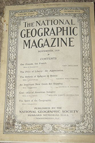 National Geographic - November 1918, Volume XXXIV, Number Five