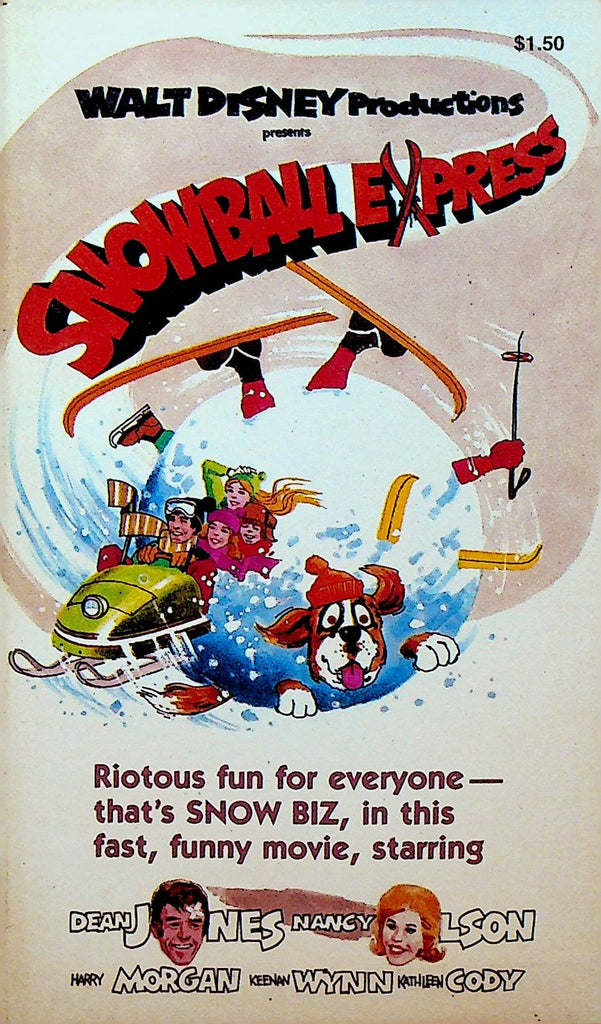 Snowball Express Paperback Walt Disney 1980