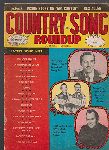 Country Song Roundup March 1960