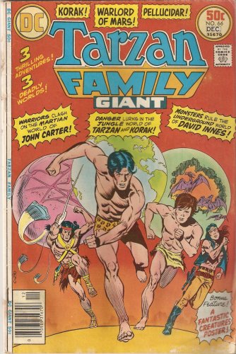 Tarzan Family #66 By Edgar Rice Burroughs December 1976