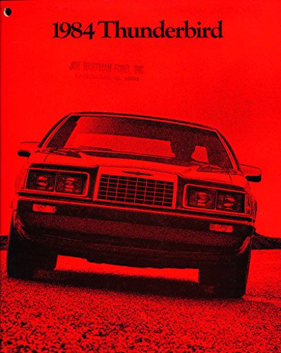 1984 Ford Thunderbird 20-page Original Sales Brochure Catalog