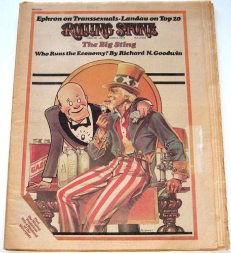 ROLLING STONE MAGAZINE # 162 "THE BIG STING" JUNE 6TH, 1974