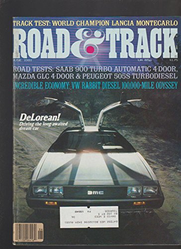June 1981 Road & Track Magazine John DeLorean