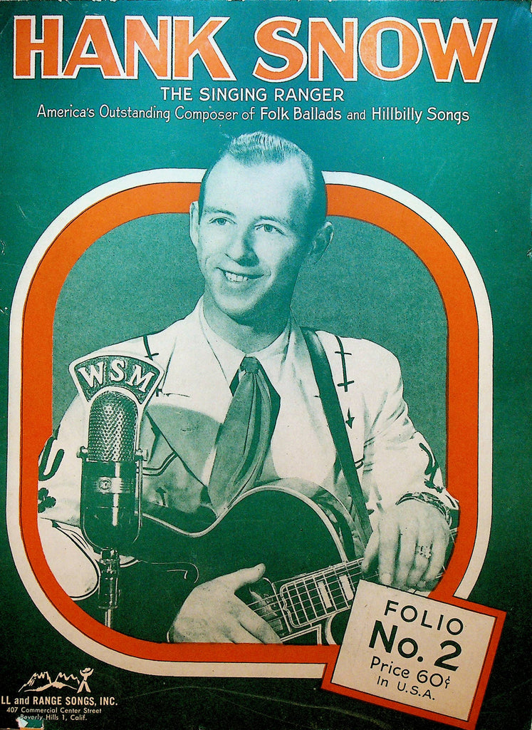 Hank Snow the Singing Ranger Folio 2