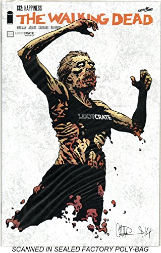 The Walking Dead #132 Lootcrate October 2014 Exclusive Variant by Charlie Adlard